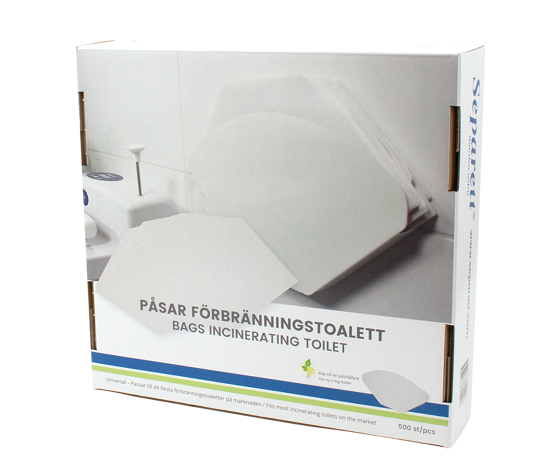 Bild von Einwegtüten Verbrennungstoiletten